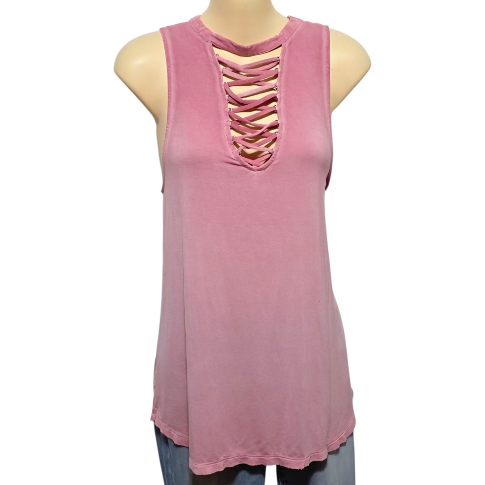 American Eagle Outfitters Pink Soft & Sexy Tank